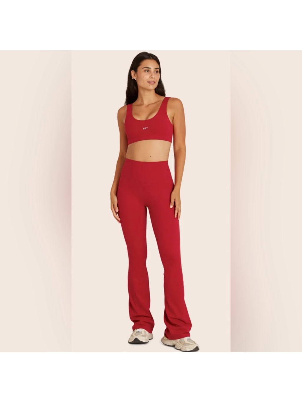 Setactive Sportbody Flare Leggings - Apple. - M